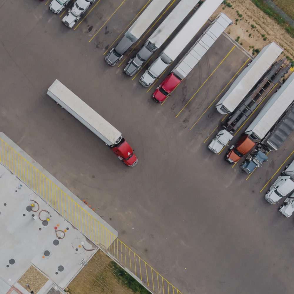semi truck parking